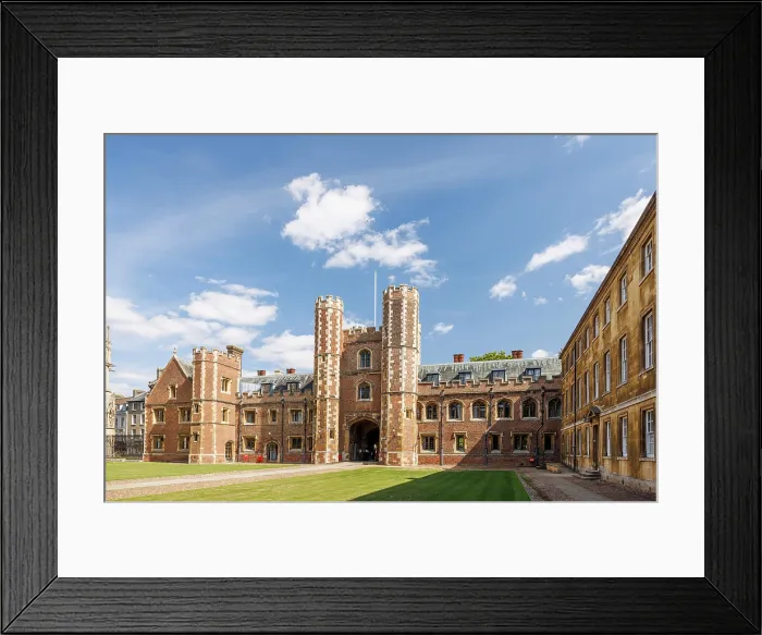 Framed Print : St John's College, Cambridge, Cambridgeshire, England, UK Framed Print : St John's College, Cambridge, Cambridgeshire, England, UK