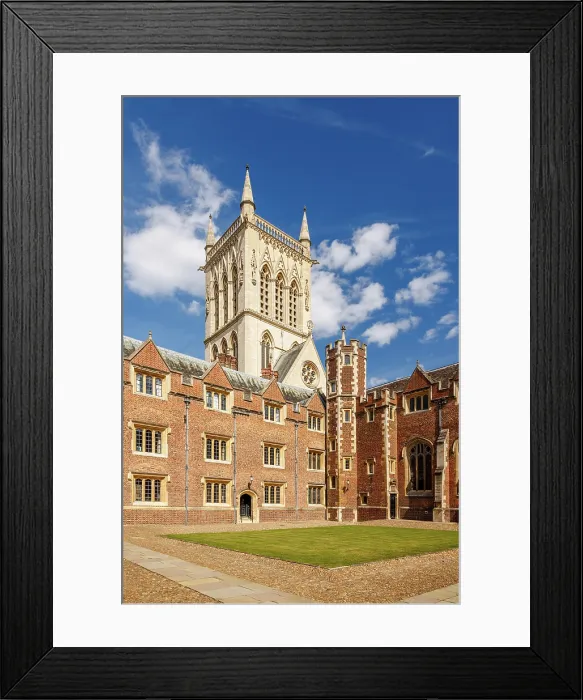 Framed Print : St John's College and chapel, Cambridge, Cambridgeshire, England, UK Framed Print : St John's College and chapel, Cambridge, Cambridgeshire, England, UK