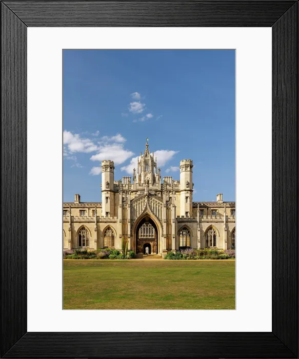 Framed Print : New Court, St John's College, Cambridgeshire, England, UK Framed Print : New Court, St John's College, Cambridgeshire, England, UK