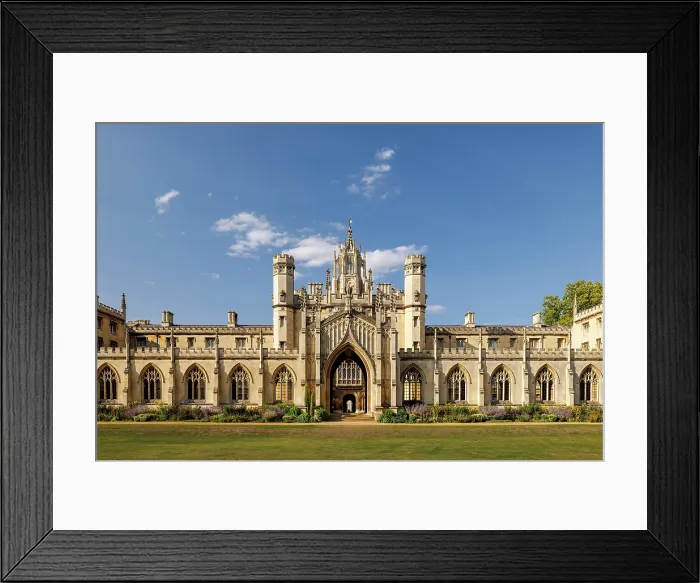 Framed Print : New Court, St John's College, Cambridgeshire, England, UK Framed Print : New Court, St John's College, Cambridgeshire, England, UK