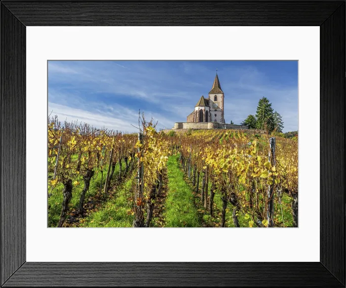 Framed Print : Saint Jacques le Majeur fortified church, Hunawihr, Haut-Rhin, Alsace, Grand Est, France Framed Print : Saint Jacques le Majeur fortified church, Hunawihr, Haut-Rhin, Alsace, Grand Est, France