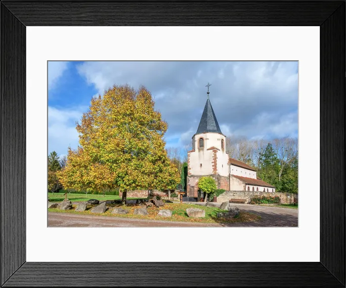 Framed Print : Eglise Saint-Pierre near Molsheim, oldest church of the Alsace, Bas-Rhin, Grand Est, France Framed Print : Eglise Saint-Pierre near Molsheim, oldest church of the Alsace, Bas-Rhin, Grand Est, France