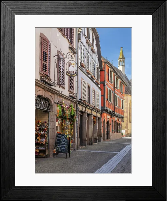 Framed Print : La Grand Rue, Ribeauville, Haut-Rhin, Alsace, Grand Est, France Framed Print : La Grand Rue, Ribeauville, Haut-Rhin, Alsace, Grand Est, France