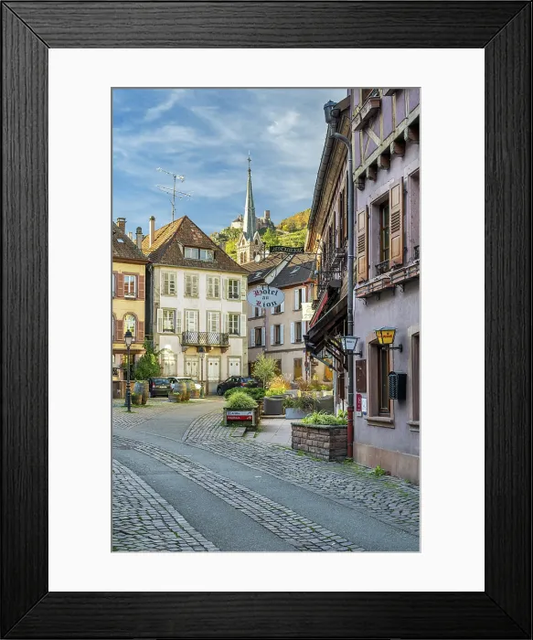 Framed Print : La Grand Rue, Ribeauville, Haut-Rhin, Alsace, Grand Est, France Framed Print : La Grand Rue, Ribeauville, Haut-Rhin, Alsace, Grand Est, France