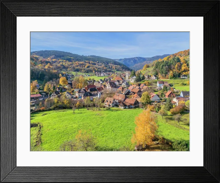 Framed Print : Aerial view at Stosswihr at the Munster valley, Alsace, Alsace Wine Road, Haut-Rhin, Grand Est, France Framed Print : Aerial view at Stosswihr at the Munster valley, Alsace, Alsace Wine Road, Haut-Rhin, Grand Est, France