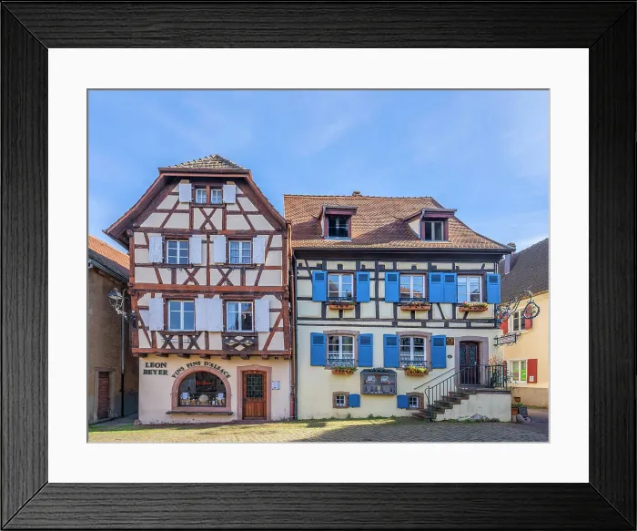 Framed Print : Half-timbered houses at Eguisheim, Alsace, Alsace Wine Road, Haut-Rhin, Grand Est, France Framed Print : Half-timbered houses at Eguisheim, Alsace, Alsace Wine Road, Haut-Rhin, Grand Est, France