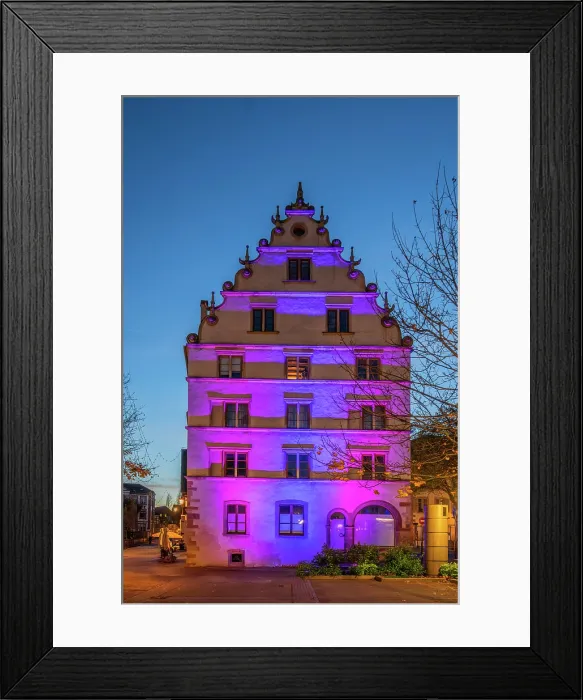 Framed Print : Old town of Colmar at dusk, Alsace, Alsace Wine Road, Haut-Rhin, Grand Est, France Framed Print : Old town of Colmar at dusk, Alsace, Alsace Wine Road, Haut-Rhin, Grand Est, France