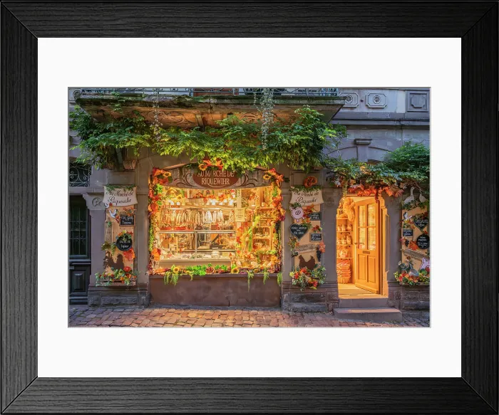 Framed Print : Riquewihr at dusk, Alsace, Alsace Wine Road, Haut-Rhin, Grand Est, France Framed Print : Riquewihr at dusk, Alsace, Alsace Wine Road, Haut-Rhin, Grand Est, France