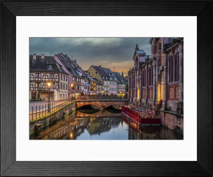 Framed Print : Little Venice, Colmar, Haut-Rhin, Alsace, Grand Est, France