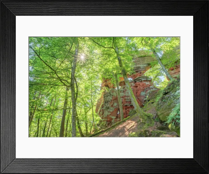 Framed Print : Altschlossfelsen on the Brechenberg near Eppenbrunn, Palatinate Forest, Wasgau, Rhineland-Palatinate, Germany Framed Print : Altschlossfelsen on the Brechenberg near Eppenbrunn, Palatinate Forest, Wasgau, Rhineland-Palatinate, Germany