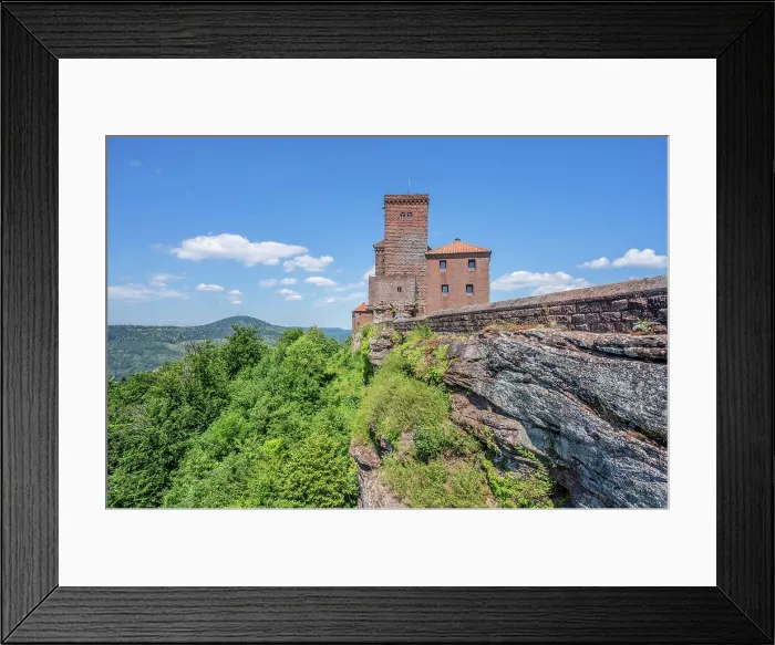 Framed Print : Trifels castle, Annweiler am Trifels, German Wine Route, Palatinate Forest, Wasgau, Southern Wine Route, Rhineland-Palatinate, Germany Framed Print : Trifels castle, Annweiler am Trifels, German Wine Route, Palatinate Forest, Wasgau, Southern Wine Route, Rhineland-Palatinate, Germany