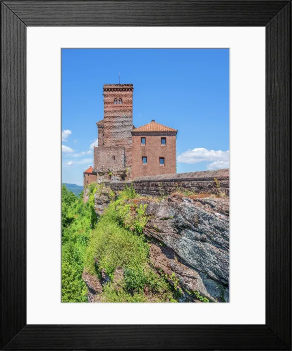 Framed Print : Trifels castle, Annweiler am Trifels, German Wine Route, Palatinate Forest, Wasgau, Southern Wine Route, Rhineland-Palatinate, Germany Framed Print : Trifels castle, Annweiler am Trifels, German Wine Route, Palatinate Forest, Wasgau, Southern Wine Route, Rhineland-Palatinate, Germany