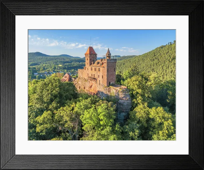 Framed Print : Berwartstein Castle in Erlenbach near Dahn, Dahner Felsenland, Wasgau, Palatinate Forest, Rhineland-Palatinate, Germany Framed Print : Berwartstein Castle in Erlenbach near Dahn, Dahner Felsenland, Wasgau, Palatinate Forest, Rhineland-Palatinate, Germany