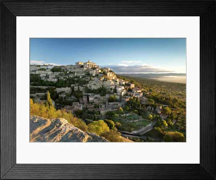 Framed Print : France, Vaucluse, Luberon Regional Nature Park, Gordes, Gordes in autumn Framed Print : France, Vaucluse, Luberon Regional Nature Park, Gordes, Gordes in autumn