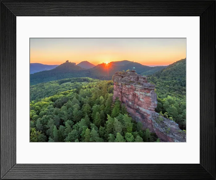 Framed Print : Asselstein rock and Trifels castle, Annweiler am Trifels, German Wine Route, Palatinate Forest, Wasgau, Southern Wine Route, Rhineland-Palatinate, Germany Framed Print : Asselstein rock and Trifels castle, Annweiler am Trifels, German Wine Route, Palatinate Forest, Wasgau, Southern Wine Route, Rhineland-Palatinate, Germany
