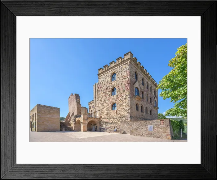 Framed Print : Hambach Castle near Neustadt an der Weinstraße, German Wine Route, Palatinate Forest, Rhineland-Palatinate, Germany Framed Print : Hambach Castle near Neustadt an der Weinstraße, German Wine Route, Palatinate Forest, Rhineland-Palatinate, Germany