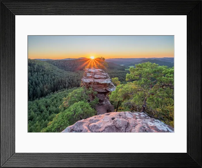 Framed Print : Sunset at the Buchkammerfels near Busenberg near Dahn, Dahn, Palatinate Forest, Wasgau, Dahner Felsenland, Rhineland-Palatinate, Germany Framed Print : Sunset at the Buchkammerfels near Busenberg near Dahn, Dahn, Palatinate Forest, Wasgau, Dahner Felsenland, Rhineland-Palatinate, Germany