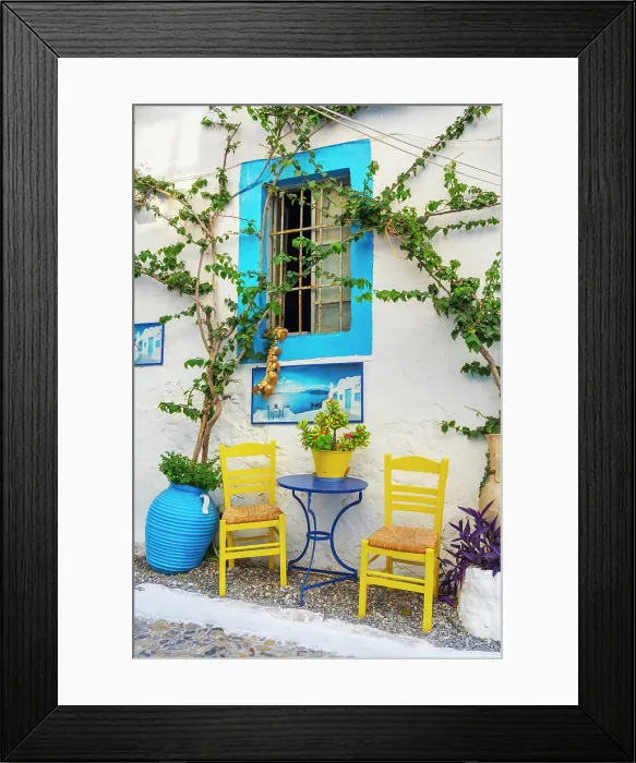 Framed Print : Greece, Dodecanese, Kos Island, Kos Town, The Fish House Restaurant Framed Print : Greece, Dodecanese, Kos Island, Kos Town, The Fish House Restaurant