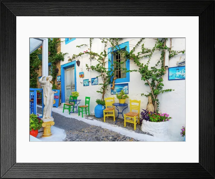 Framed Print : Greece, Dodecanese, Kos Island, Kos Town, The Fish House Restaurant Framed Print : Greece, Dodecanese, Kos Island, Kos Town, The Fish House Restaurant