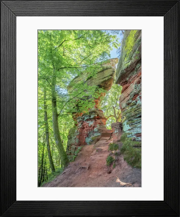 Framed Print : Altschlossfelsen on the Brechenberg near Eppenbrunn, Palatinate Forest, Wasgau, Rhineland-Palatinate, Germany Framed Print : Altschlossfelsen on the Brechenberg near Eppenbrunn, Palatinate Forest, Wasgau, Rhineland-Palatinate, Germany