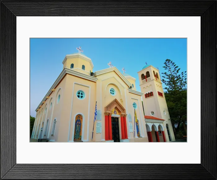 Framed Print : Greece, Dodecanese, Kos Island, Kos Town, Church of Saint Nicholas Framed Print : Greece, Dodecanese, Kos Island, Kos Town, Church of Saint Nicholas