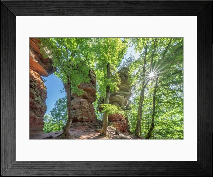 Framed Print : Altschlossfelsen on the Brechenberg near Eppenbrunn, Palatinate Forest, Wasgau, Rhineland-Palatinate, Germany Framed Print : Altschlossfelsen on the Brechenberg near Eppenbrunn, Palatinate Forest, Wasgau, Rhineland-Palatinate, Germany