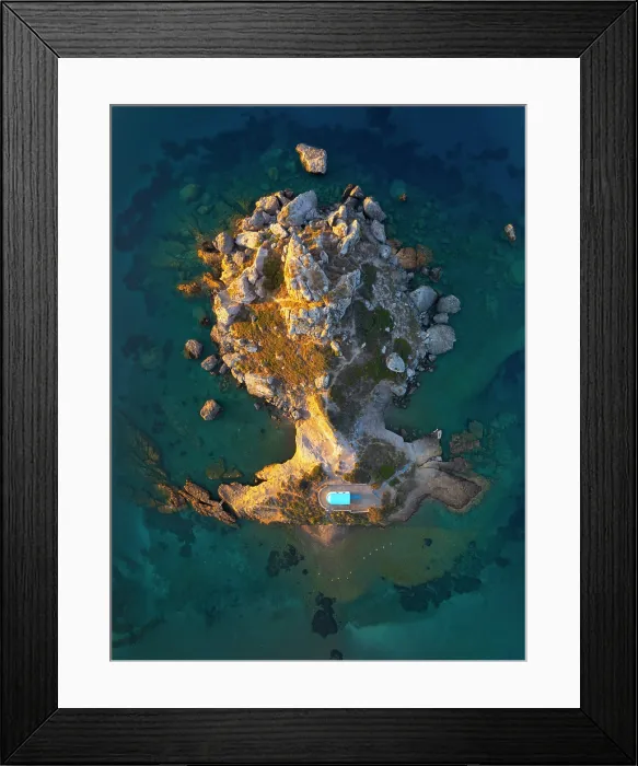 Framed Print : Greece, Dodecanese, Kos Island, Kamari Bay and Kastri Island Framed Print : Greece, Dodecanese, Kos Island, Kamari Bay and Kastri Island