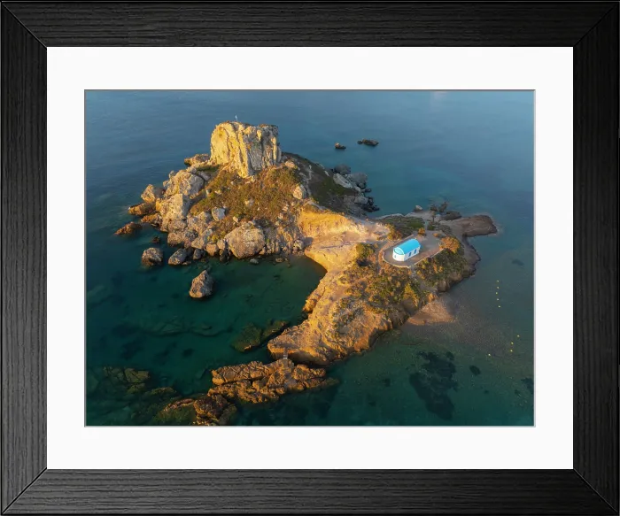 Framed Print : Greece, Dodecanese, Kos Island, Kamari Bay and Kastri Island Framed Print : Greece, Dodecanese, Kos Island, Kamari Bay and Kastri Island