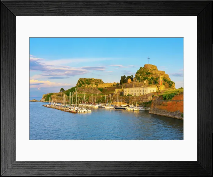 Framed Print : Greece, Ionian Islands, Corfu, Corfu town, The Old Fortress Framed Print : Greece, Ionian Islands, Corfu, Corfu town, The Old Fortress