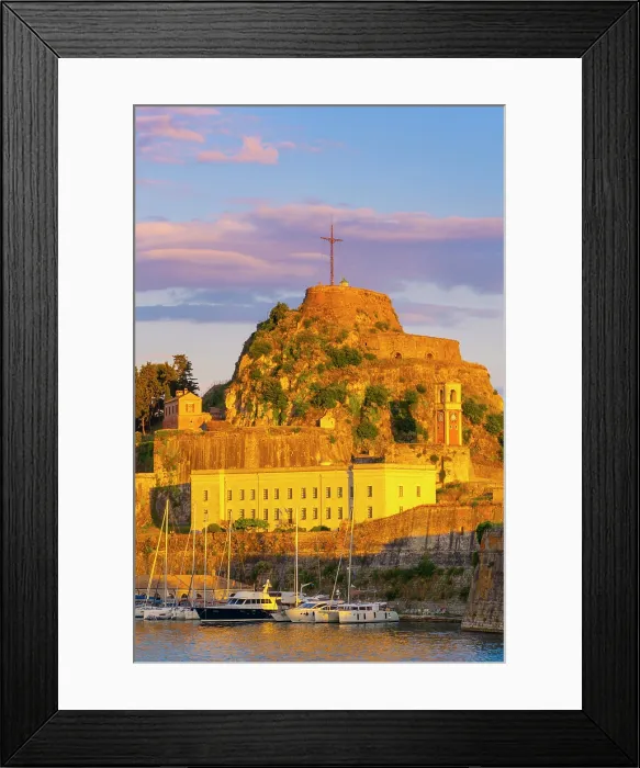 Framed Print : Greece, Ionian Islands, Corfu, Corfu town, The Old Fortress Framed Print : Greece, Ionian Islands, Corfu, Corfu town, The Old Fortress