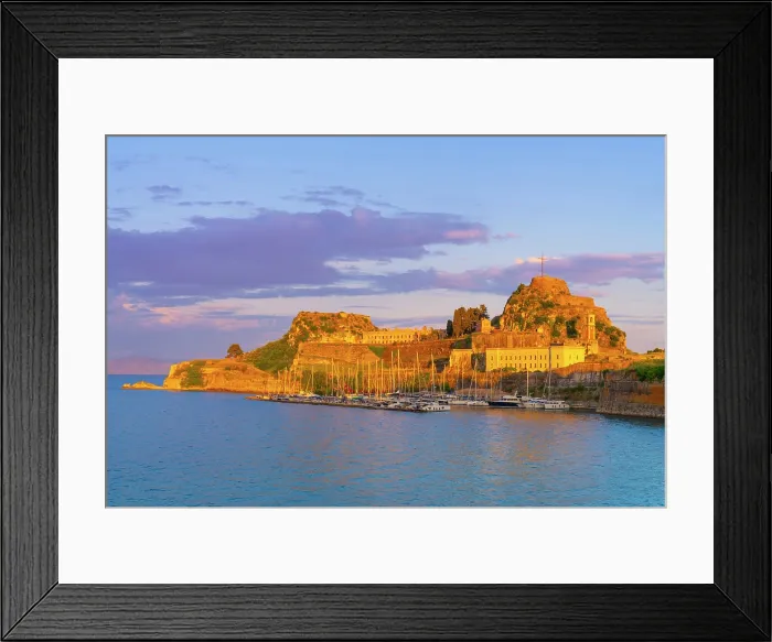 Framed Print : Greece, Ionian Islands, Corfu, Corfu town, The Old Fortress Framed Print : Greece, Ionian Islands, Corfu, Corfu town, The Old Fortress