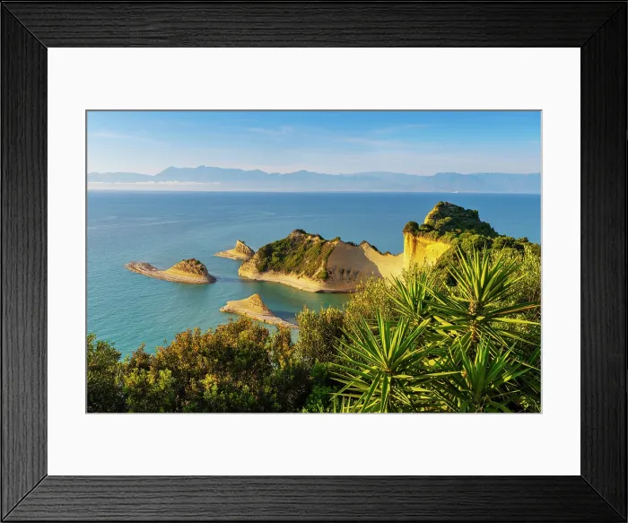 Framed Print : Greece, Ionian Islands, Corfu island, Cap Drastis Framed Print : Greece, Ionian Islands, Corfu island, Cap Drastis
