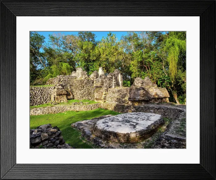 Framed Print : Group A, Uaxactun Archaeological Site, Peten Department, Guatemala Framed Print : Group A, Uaxactun Archaeological Site, Peten Department, Guatemala
