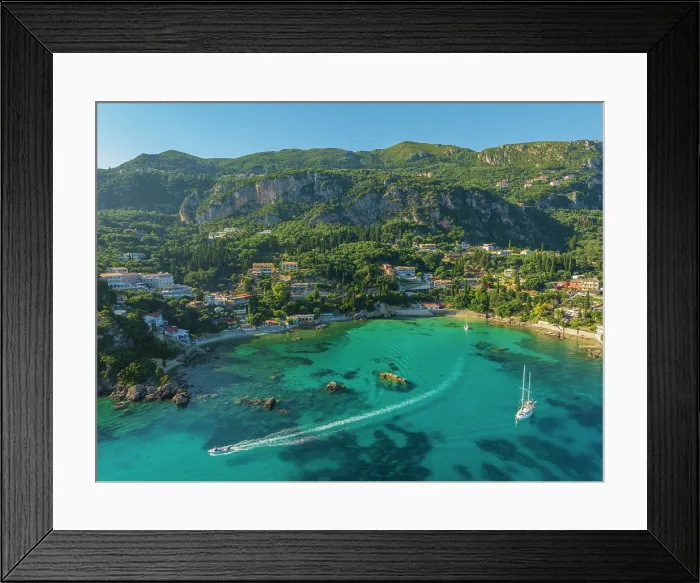 Framed Print : Greece, Ionian Islands, Corfu, Paleokastrista Framed Print : Greece, Ionian Islands, Corfu, Paleokastrista