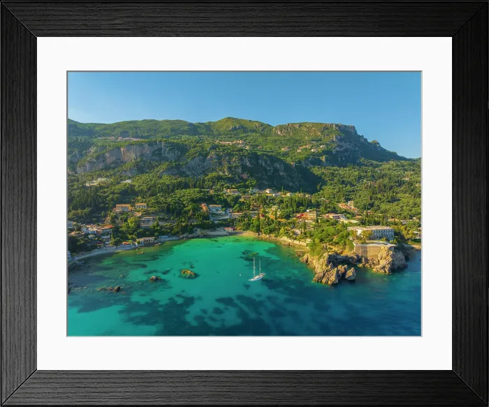Framed Print : Greece, Ionian Islands, Corfu, Paleokastrista Framed Print : Greece, Ionian Islands, Corfu, Paleokastrista