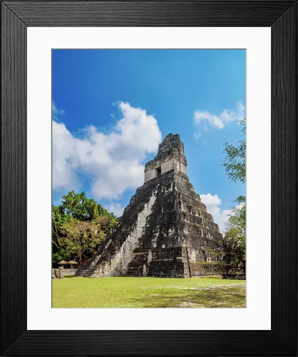Framed Print : Temple I or Temple of the Great Jaguar, Great Plaza, Tikal, Peten Department, Guatemala Framed Print : Temple I or Temple of the Great Jaguar, Great Plaza, Tikal, Peten Department, Guatemala