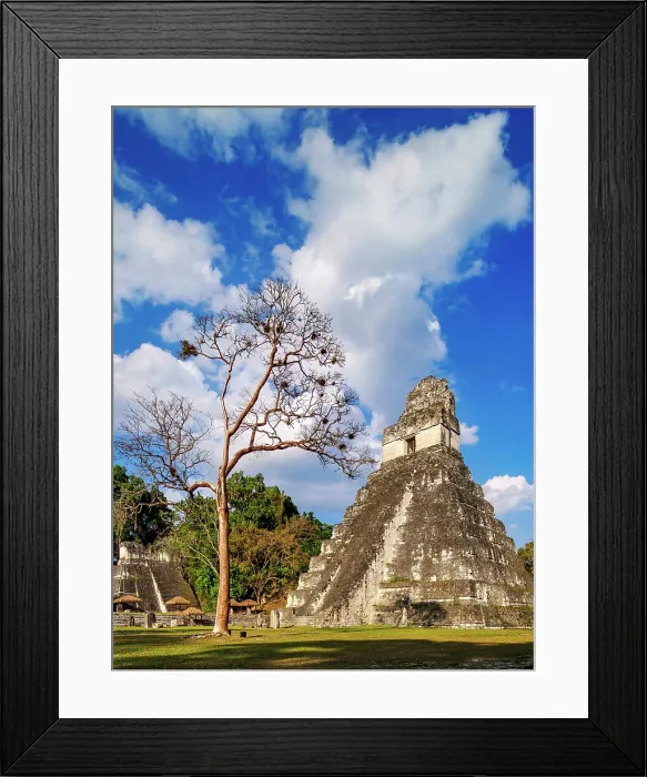 Framed Print : Temple I or Temple of the Great Jaguar, Great Plaza, Tikal, Peten Department, Guatemala Framed Print : Temple I or Temple of the Great Jaguar, Great Plaza, Tikal, Peten Department, Guatemala