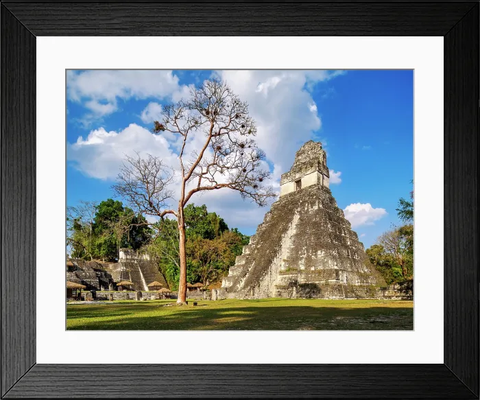 Framed Print : Temple I or Temple of the Great Jaguar, Great Plaza, Tikal, Peten Department, Guatemala Framed Print : Temple I or Temple of the Great Jaguar, Great Plaza, Tikal, Peten Department, Guatemala