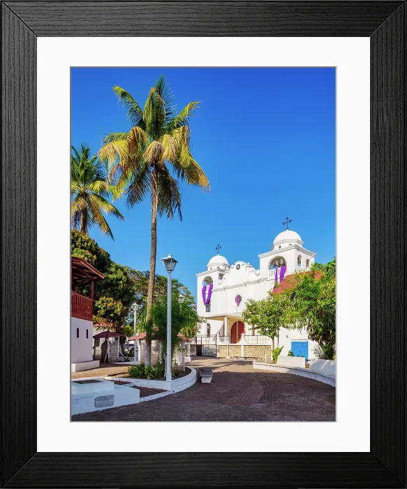 Framed Print : Cathedral of Our Lady of Los Remedios, Flores Island, Peten Department, Guatemala Framed Print : Cathedral of Our Lady of Los Remedios, Flores Island, Peten Department, Guatemala