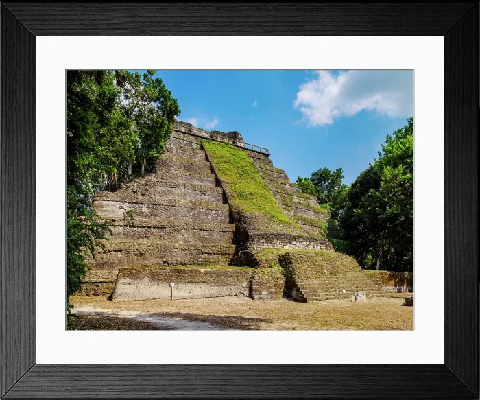 Framed Print : Temple 216, East Acropolis, Yaxha Archaeological Site, Peten Department, Guatemala Framed Print : Temple 216, East Acropolis, Yaxha Archaeological Site, Peten Department, Guatemala
