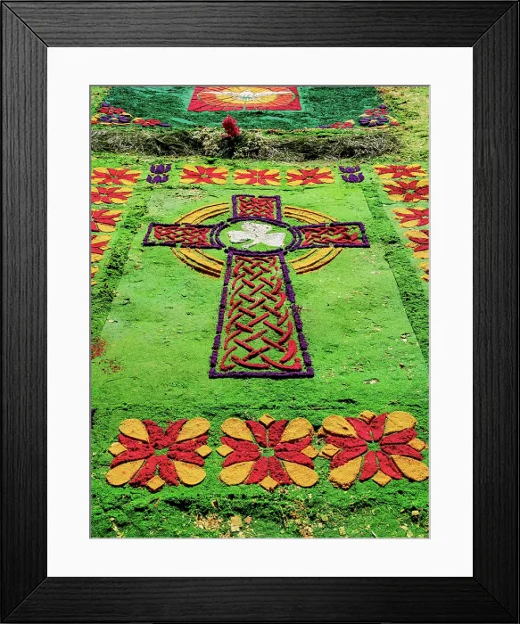 Framed Print : Processional carpet on Good Friday, Antigua Guatemala, Sacatepequez Department, Guatemala Framed Print : Processional carpet on Good Friday, Antigua Guatemala, Sacatepequez Department, Guatemala