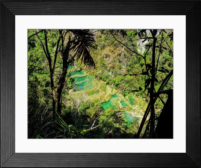 Framed Print : Semuc Champey Natural Monument, elevated view, Lanquin, Alta Verapaz Department, Guatemala Framed Print : Semuc Champey Natural Monument, elevated view, Lanquin, Alta Verapaz Department, Guatemala