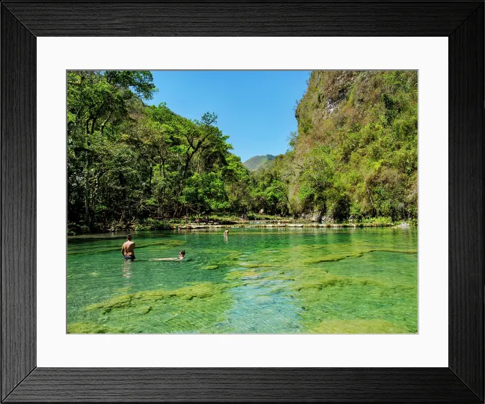 Framed Print : Natural Pools at Cahabon River, Semuc Champey Natural Monument, Lanquin, Alta Verapaz Department, Guatemala Framed Print : Natural Pools at Cahabon River, Semuc Champey Natural Monument, Lanquin, Alta Verapaz Department, Guatemala