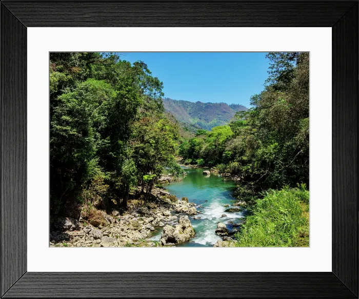 Framed Print : Cahabon River, Semuc Champey Natural Monument, Lanquin, Alta Verapaz Department, Guatemala Framed Print : Cahabon River, Semuc Champey Natural Monument, Lanquin, Alta Verapaz Department, Guatemala
