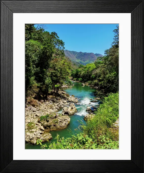 Framed Print : Cahabon River, Semuc Champey Natural Monument, Lanquin, Alta Verapaz Department, Guatemala Framed Print : Cahabon River, Semuc Champey Natural Monument, Lanquin, Alta Verapaz Department, Guatemala