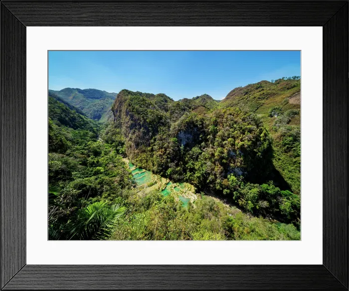 Framed Print : Semuc Champey Natural Monument, elevated view, Lanquin, Alta Verapaz Department, Guatemala Framed Print : Semuc Champey Natural Monument, elevated view, Lanquin, Alta Verapaz Department, Guatemala
