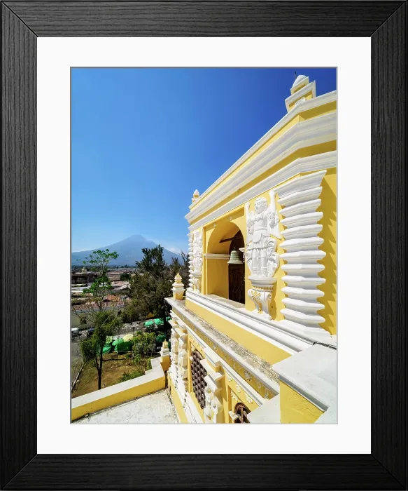 Framed Print : Church and Convent of La Merced, Antigua Guatemala, Sacatepequez Department, Guatemala