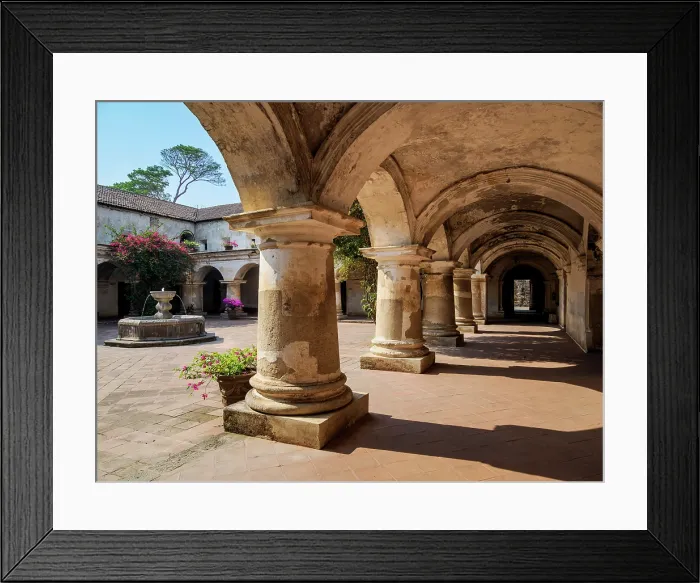 Framed Print : Cloister at the Church and Convent of Capuchinas, Antigua Guatemala, Sacatepequez Department, Guatemala Framed Print : Cloister at the Church and Convent of Capuchinas, Antigua Guatemala, Sacatepequez Department, Guatemala