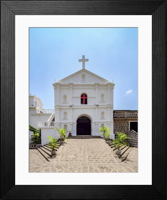 Framed Print : San Pedro Church at the Central Park, San Pedro La Laguna, Solola Department, Guatemala Framed Print : San Pedro Church at the Central Park, San Pedro La Laguna, Solola Department, Guatemala