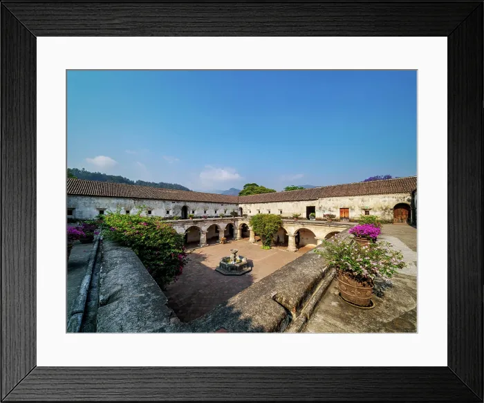 Framed Print : Cloister at the Church and Convent of Capuchinas, Antigua Guatemala, Sacatepequez Department, Guatemala Framed Print : Cloister at the Church and Convent of Capuchinas, Antigua Guatemala, Sacatepequez Department, Guatemala